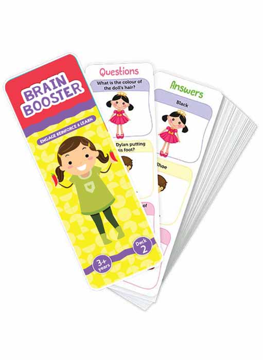 Brain Booster for 3+ yrs (Pack Of 100 Cards)